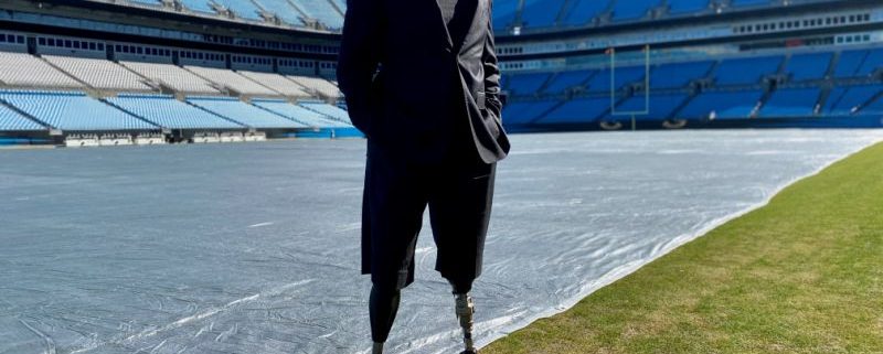 Double Amputee Inspires The Carolina Panthers
